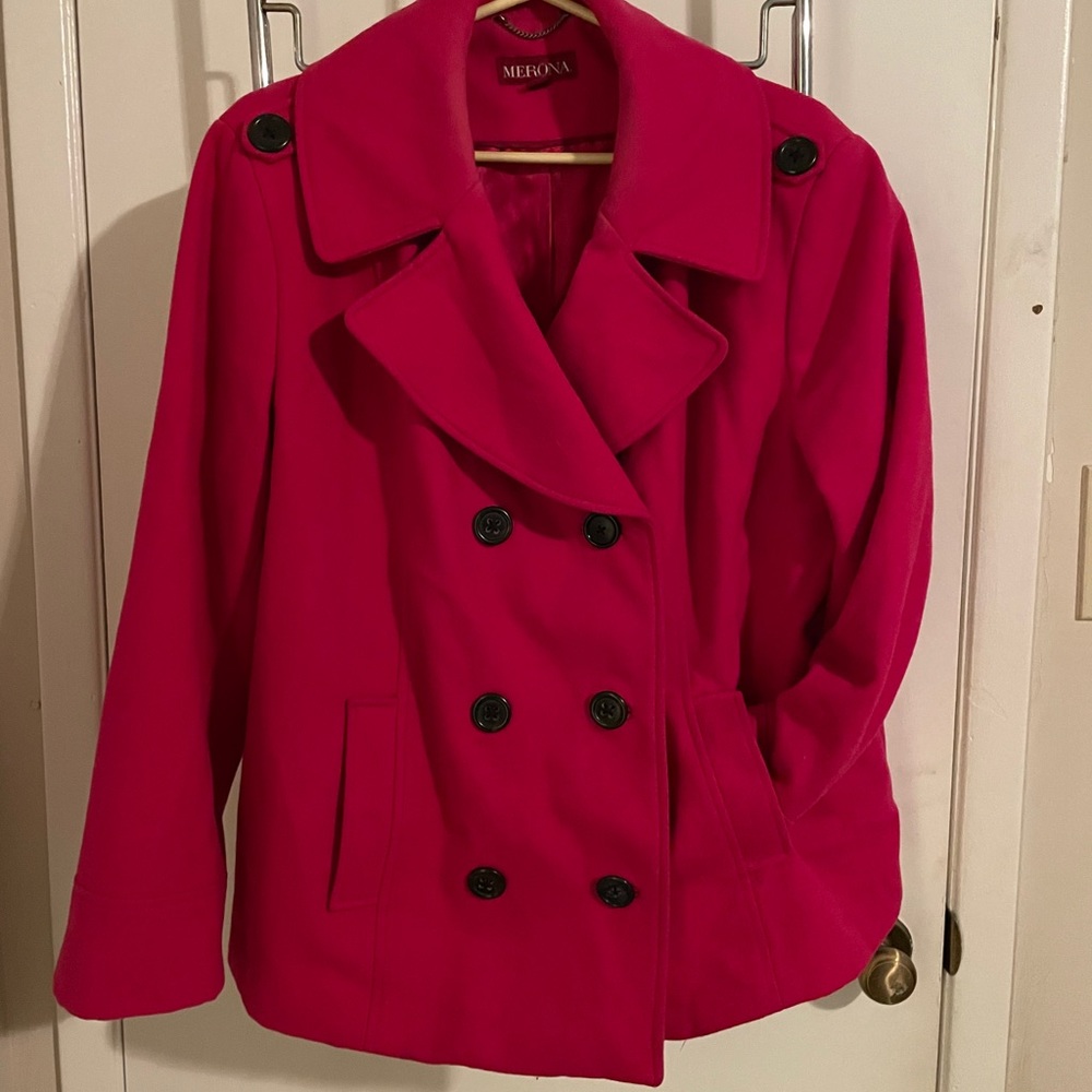 Classic Wool Blend Pea Coat